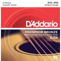 D'ADDARIO EJ39 - струны для 12-струнной гитары